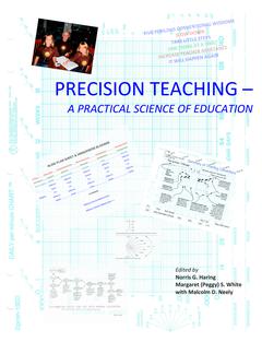 Precision Teaching — A Practical Science of Education